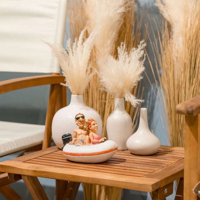 Krājkasīte “Motorlaiva” – jautrs pāra dizains