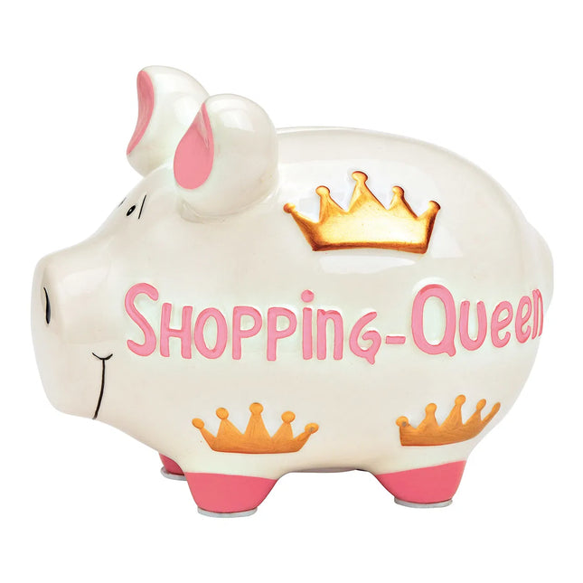 Keramikas krājkase – cūciņa “Shopping Queen”