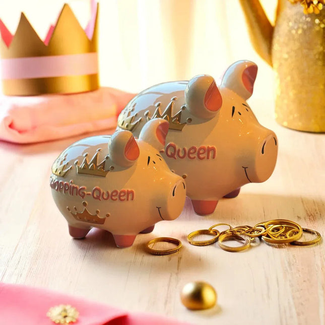 Keramikas krājkase – cūciņa “Shopping Queen”