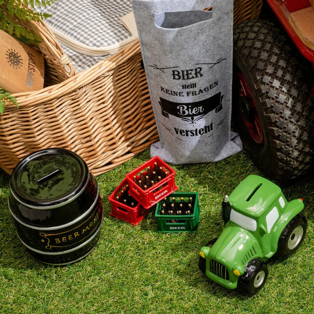 Keramikas krājkasīte “Beer Money” – melna alus muca