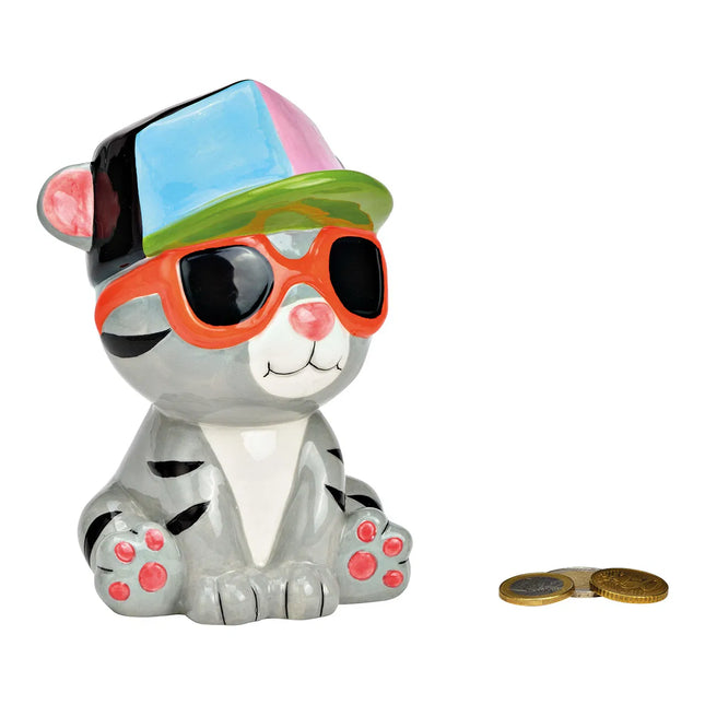 Keramikas krājkasīte “Cool Cat”