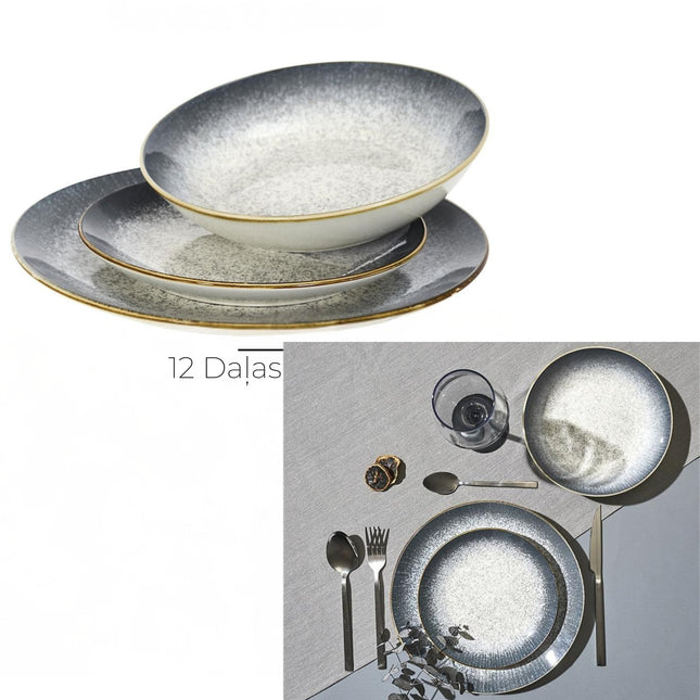 12 daļu porcelāna trauku komplekts ELYsia