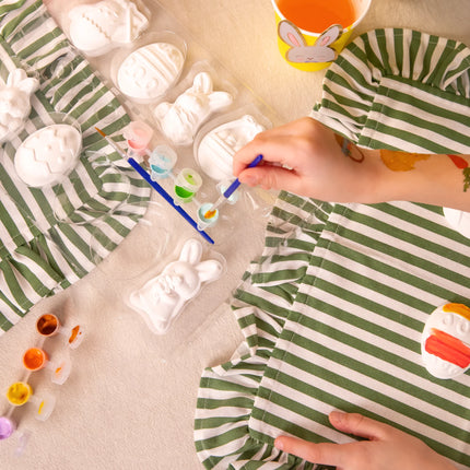 Lieldienu ģipša krāsošanas komplekts bērniem – 10 figūriņas ar krāsām