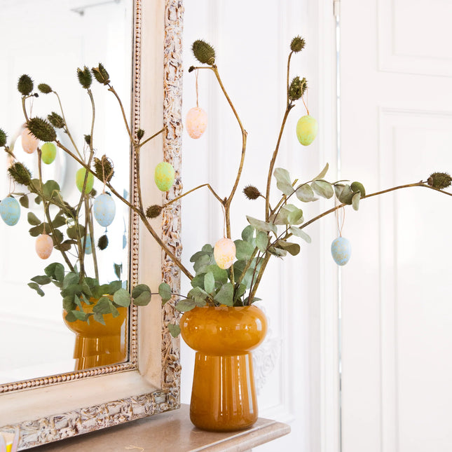 Dekoratīvas Lieldienu olas ar zelta efektu – 6 gab.