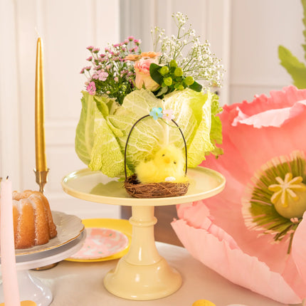 Dekoratīvs Lieldienu cālītis groziņā