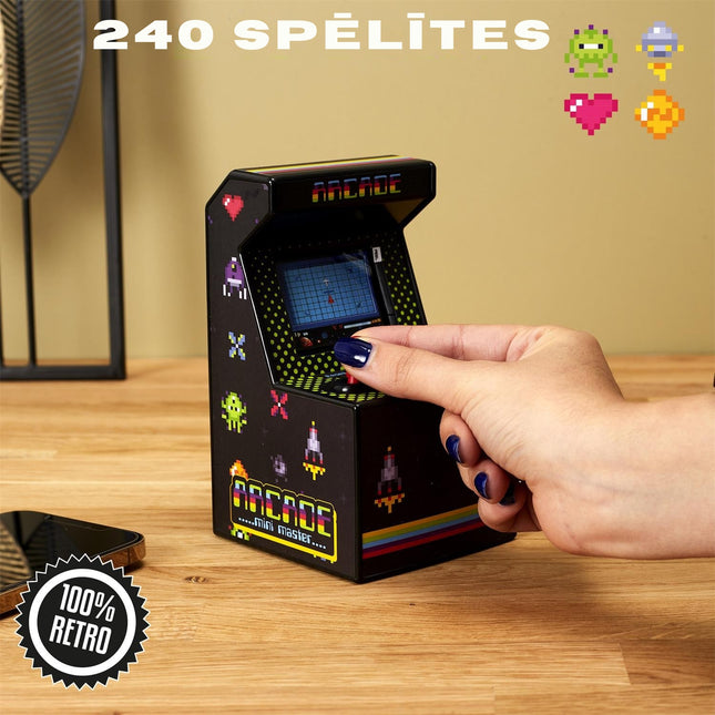 Mini retro arkādes spēļu automāts – 240 spēles vienā ierīcē
