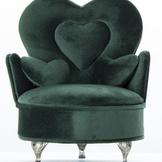 Samta rotaslietu lādīte–krēsliņš ar sirds motīvu