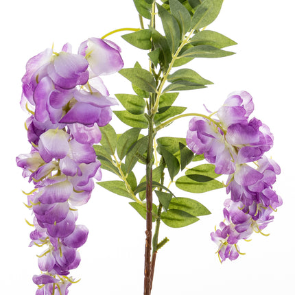 Mākslīgais glicīnijas zars violetā tonī 85cm