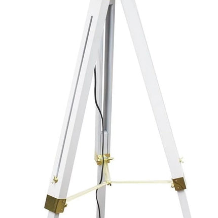 Industriālā grīdas lampa ar trijkāju – regulējams augstums