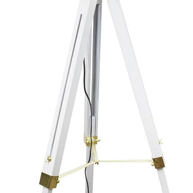 Industriālā grīdas lampa ar trijkāju – regulējams augstums