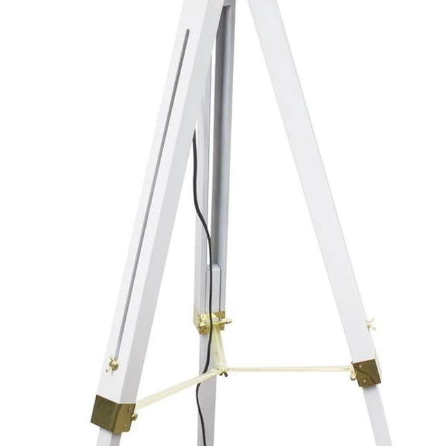 Industriālā grīdas lampa ar trijkāju – regulējams augstums