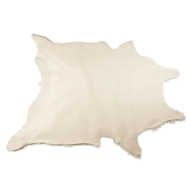 Balts paklājs dzīvnieka formā, 120 × 158 cm