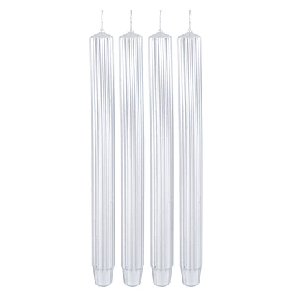 Garās dekoratīvās sveces (rievotas) – 7 krāsās