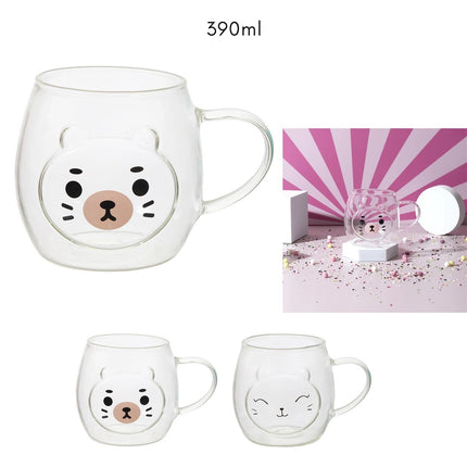 Stikla krūze ar dizainu – 390ml