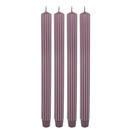 Garās dekoratīvās sveces (rievotas) – 7 krāsās