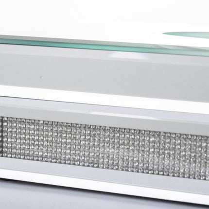 Spoguļstikla salvešu kaste ar kristāla efektu