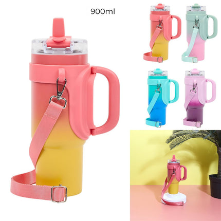 Termo krūze 900 ml ar rokturi un siksniņu – MALIBU krūze