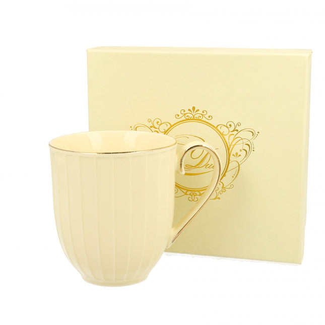 Porcelāna krūze ar zelta maliņu dāvanu kastē – 400 ml