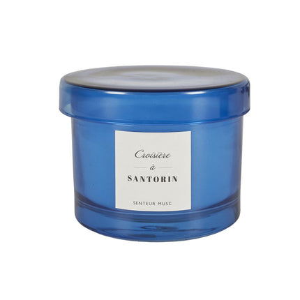 Aromātiskā svece stikla traukā – ceļojumu iedvesmota kolekcija