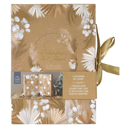 Aromātisks sveču komplekts x24 adventes kalendārs