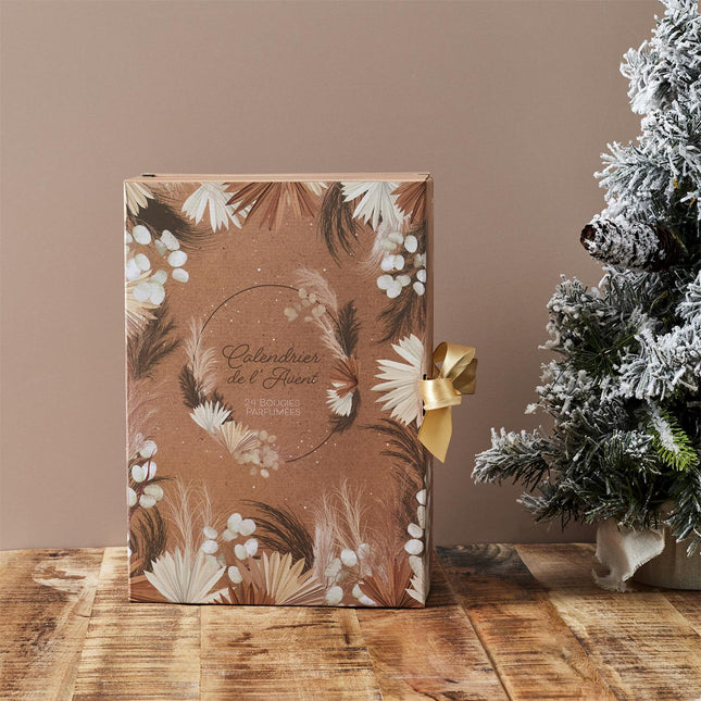 Aromātisks sveču komplekts x24 adventes kalendārs