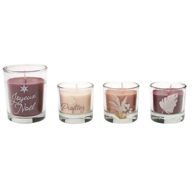 Aromātisks sveču komplekts x24 adventes kalendārs