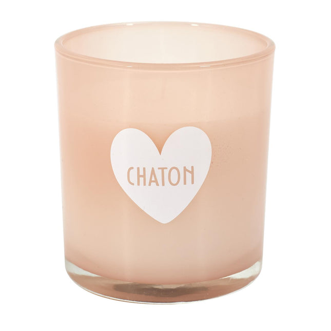 Aromātiskā svece “SIRDS” ar  pārsteigumu kaklarotu iekšpusē