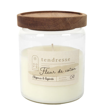 Aromātiska svece H11.5CM KAŠMIRS - MEŽA MIGLA - KOKVILNAS ZIEDS