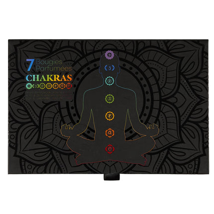 7 aromātisko sveču komplekts “Chakras” – Enerģijas līdzsvaram un harmonijai
