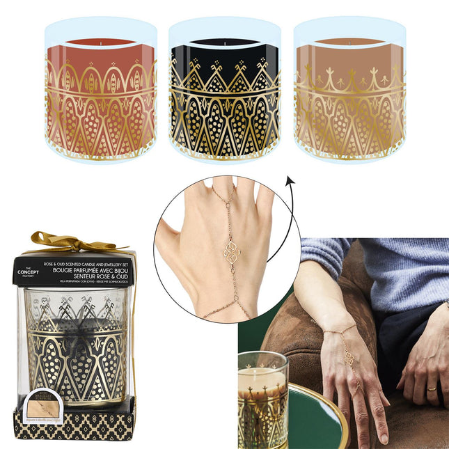 Aromātiskā svece ar pārsteigumu – rokassprādzi