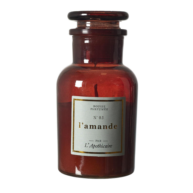 Aromātiskā svece “L’Apothicaire” – vintage stikla pudelīte (11 cm)