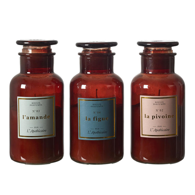 Aromātiskā svece “L’Apothicaire” – vintage stikla pudelīte (16.5 cm)