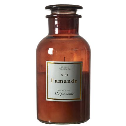 Aromātiskā svece “L’Apothicaire” – vintage stikla pudelīte (21cm)