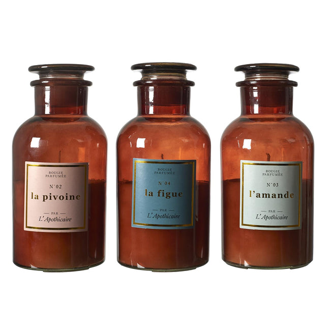 Aromātiskā svece “L’Apothicaire” – vintage stikla pudelīte (21cm)