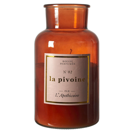 Aromātiskā svece “L’Apothicaire” – La Pivoine (Peonija), 25 cm