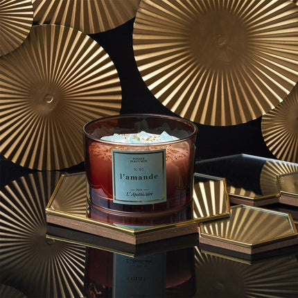 Aromātiskā svece ar dekoratīviem akmentiņiem “L’Apothicaire”