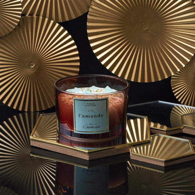 Aromātiskā svece ar dekoratīviem akmentiņiem “L’Apothicaire”