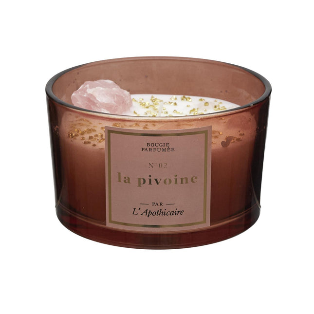 Aromātiskā svece ar dekoratīviem akmentiņiem “L’Apothicaire”