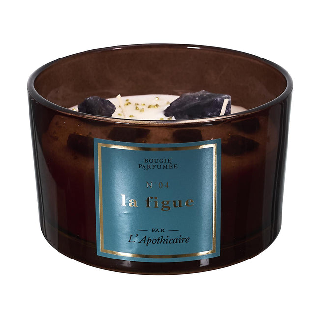 Aromātiskā svece ar dekoratīviem akmentiņiem “L’Apothicaire”