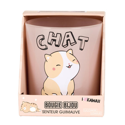 Kawaii aromātiskā svece ar rot'[am komplektā