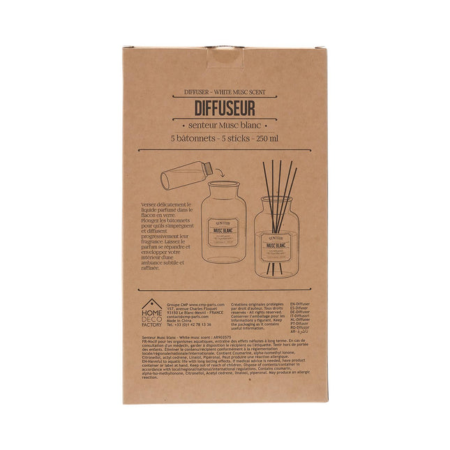 Telpu aromāts 250ML BALTAIS MUSKUSS-KOKVILNAS ZIEDS-DZINTARS