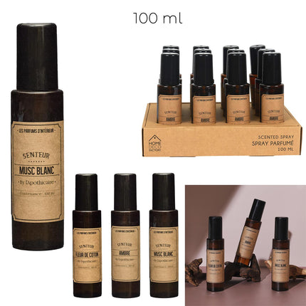 Gaisa aromāts sprejs 100ML BALTAIS MUSKUSS-KOKVILNAS ZIEDS-DZINTARS