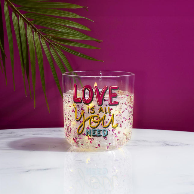 Aromātiskā svece ar LED apgaismojumu