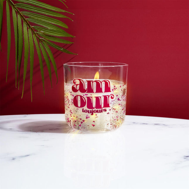 Aromātiskā svece ar LED apgaismojumu