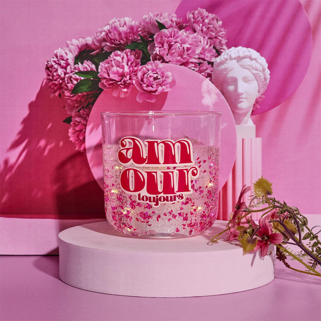 Aromātiskā svece ar LED apgaismojumu