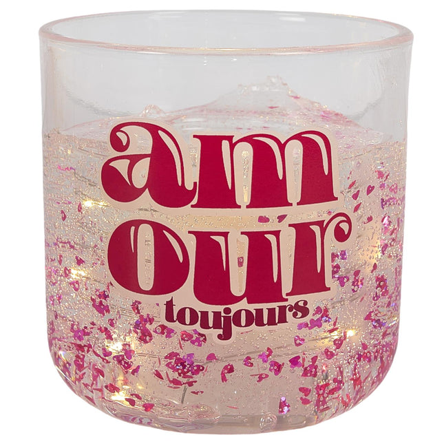 Aromātiskā svece ar LED apgaismojumu