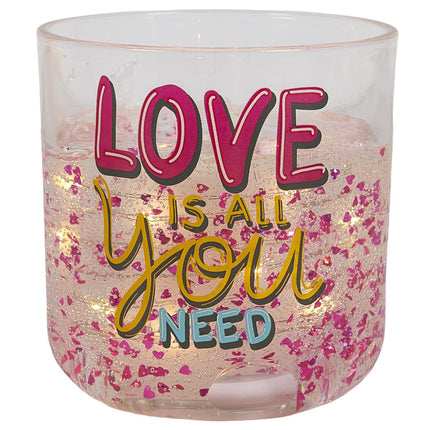 Aromātiskā svece ar LED apgaismojumu