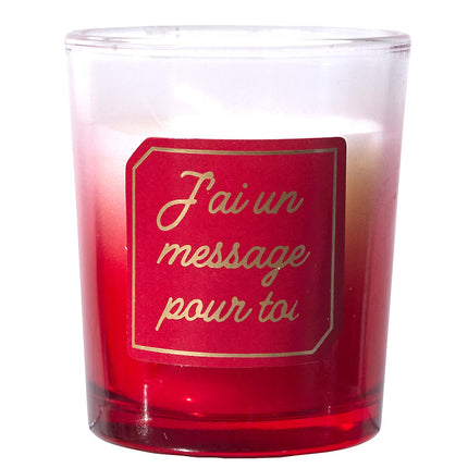 Romantisku aromātisko sveču komplekts “AMOUR” – dāvanu kaste ar mīlestības vēstījumiem