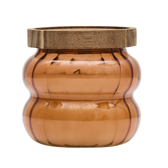 Aromātiskā svece ar koka vāciņu