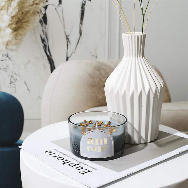 Sveču komplekts ar stikla trauku – izveido savu aromātisko sveci mājās